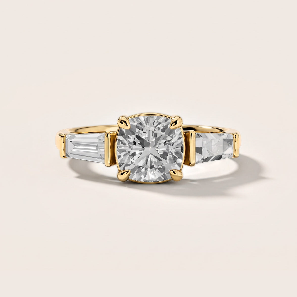 Layla Tapered Baguette Cushion Diamond Engagement Ring in Yellow Gold [studio-metal-20261024]