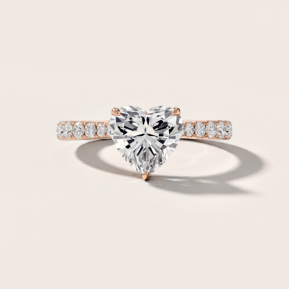 Gia Hidden Halo Pavé Heart Diamond Engagement Ring in Rose Gold [studio-metal-20261024]