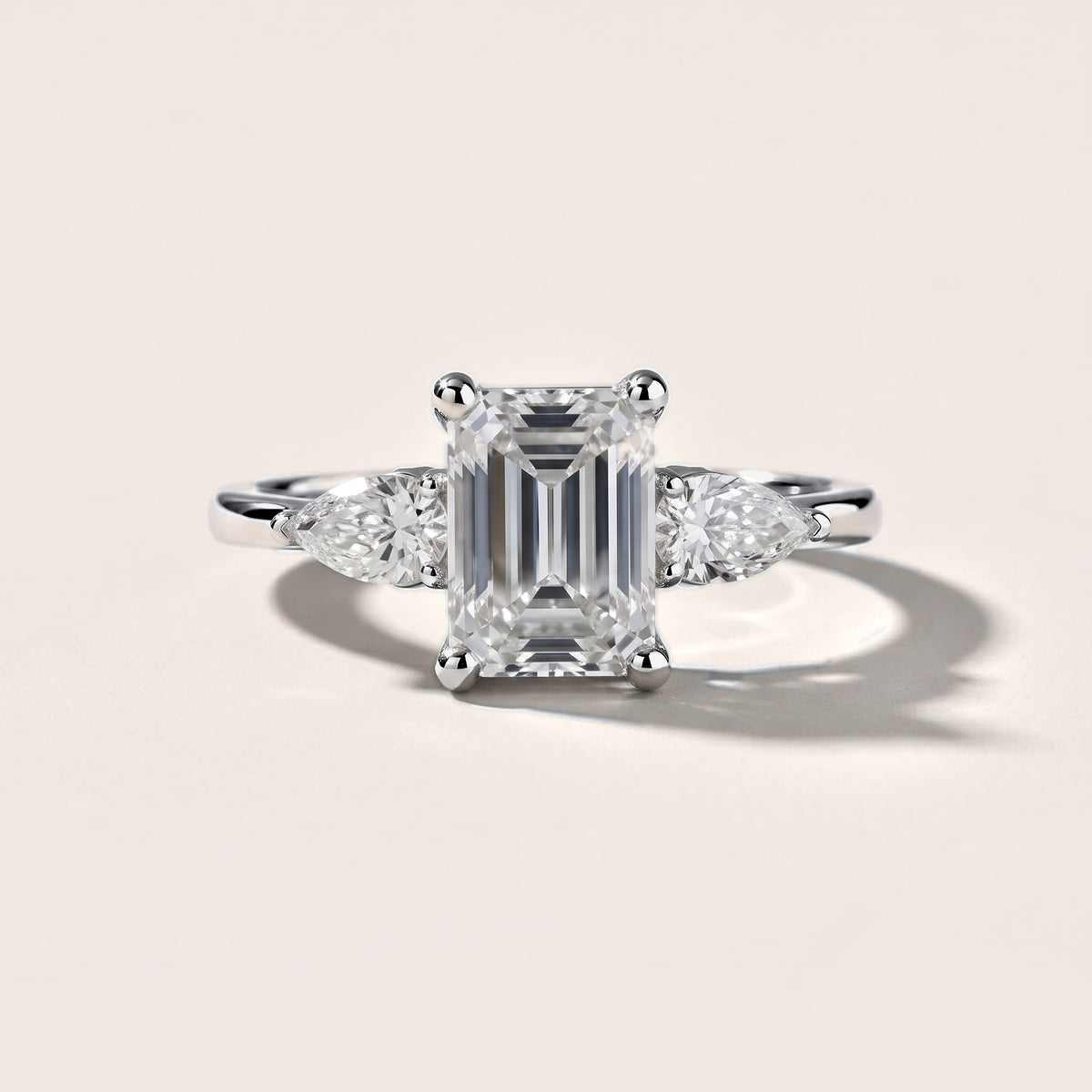 Faye Three-Stone Trellis Emerald Diamond Engagement Ring in Platinum [studio-metal-20261024]