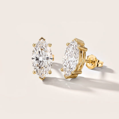 The Elara Marquise Diamond Earrings in Yellow Gold [studio-metal-20261024]