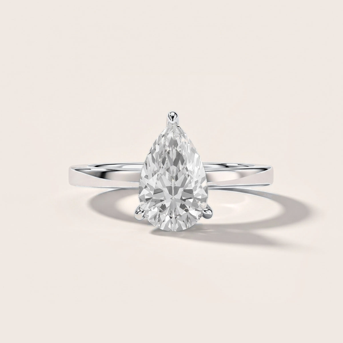 Kaia Solitaire Pear Diamond Engagement Ring in Platinum [studio-metal-20261024]