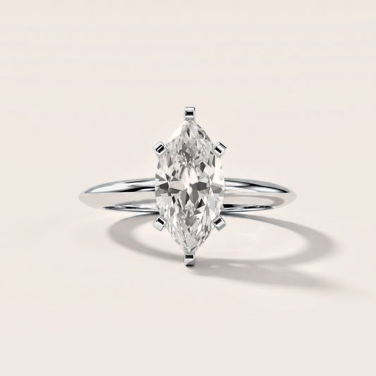 Arabella Six-Prong Solitaire Marquise Diamond Engagement Ring in Platinum [studio-metal-20261024]