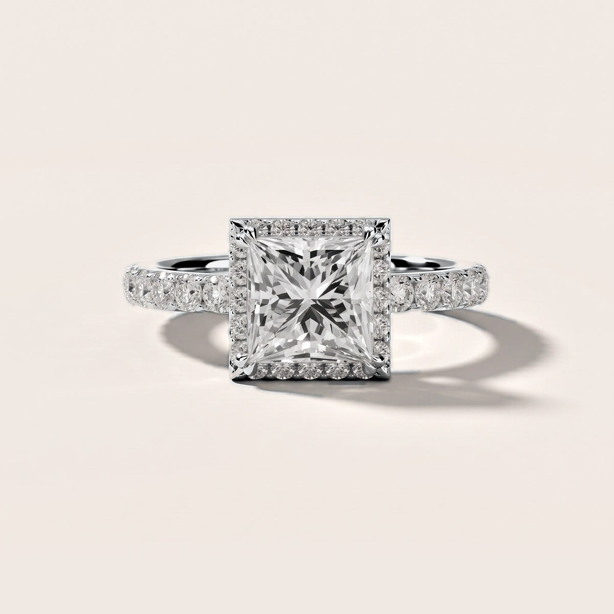 Chloe Halo Pavé Princess Diamond Engagement Ring in Platinum [studio-metal-20261024]
