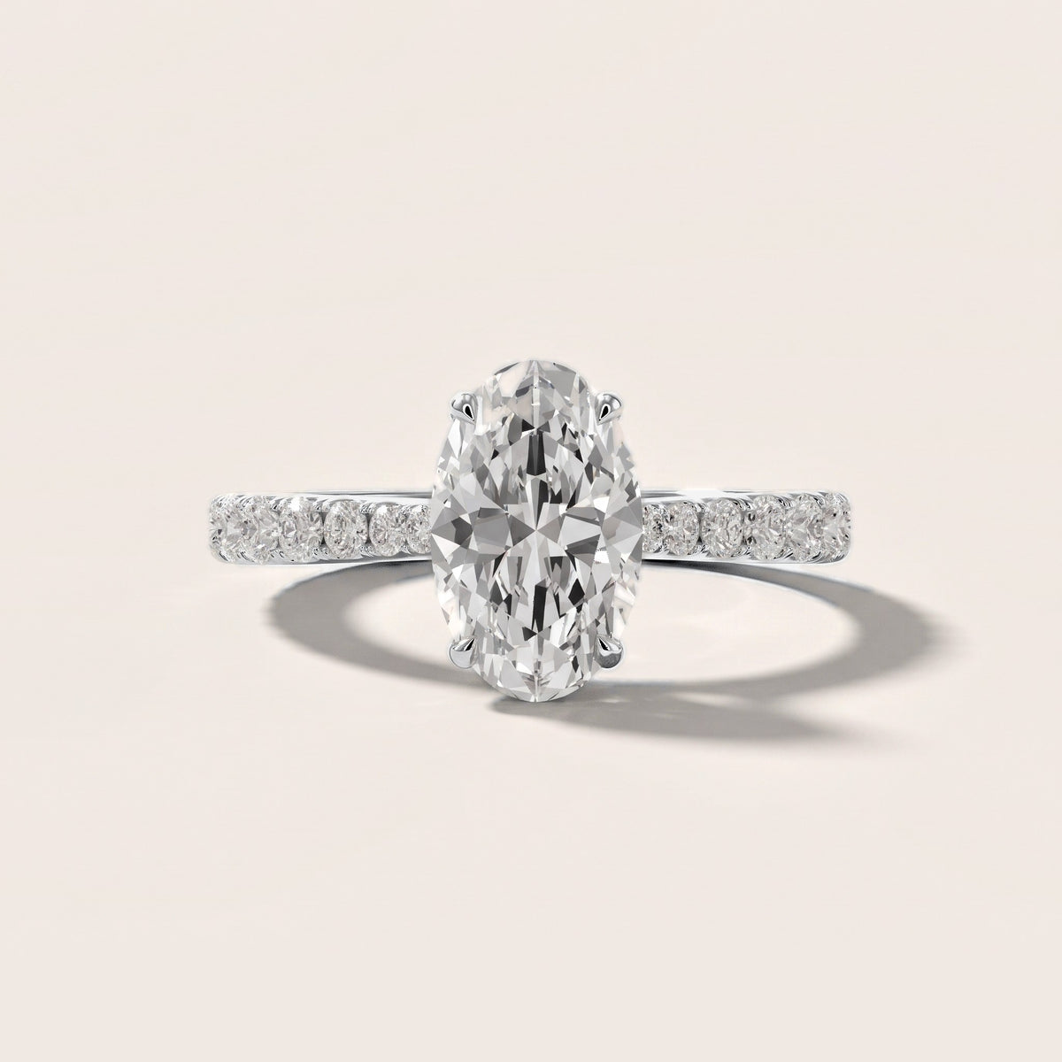 Gia Hidden Halo Pavé Oval Diamond Engagement Ring in White Gold [studio-metal-20261024]