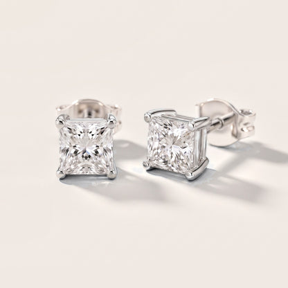 The Novo Princess Diamond Earrings in White Gold [studio-metal-20261024]