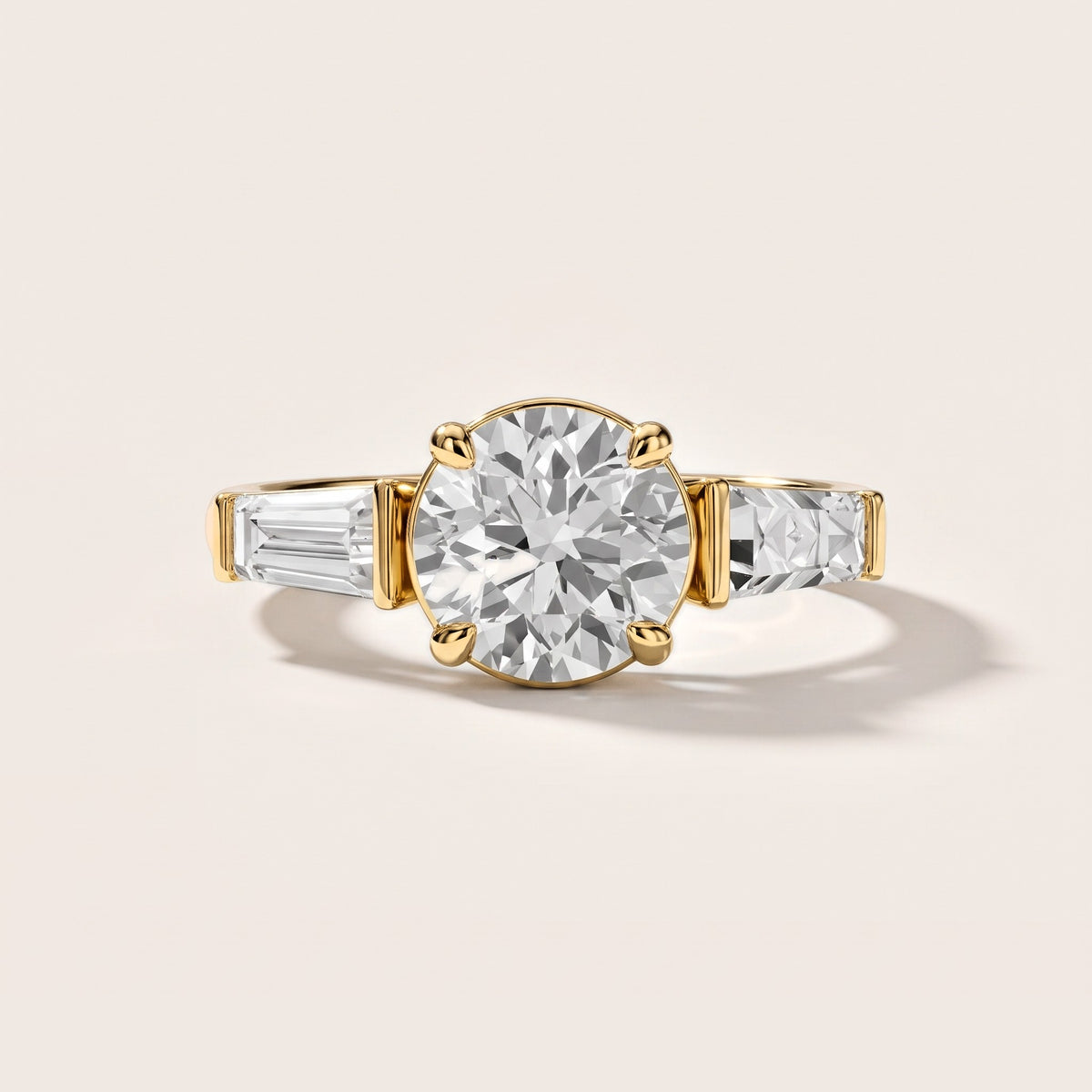 Layla Tapered Baguette Round Diamond Engagement Ring in Yellow Gold [studio-metal-20261024]
