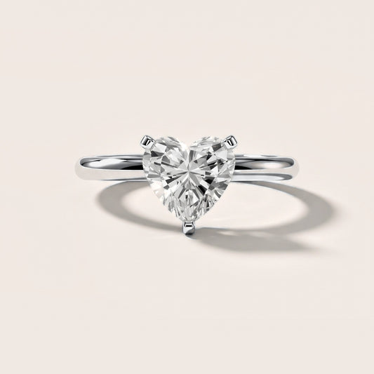 Arabella Six-Prong Solitaire Heart Diamond Engagement Ring in White Gold [studio-metal-20261024]