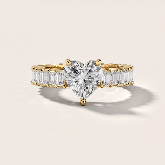Mallory Shared Prong Heart Diamond Engagement Ring in Yellow Gold [studio-metal-20261024]