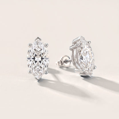 The Elara Marquise Diamond Earrings in White Gold [studio-metal-20261024]