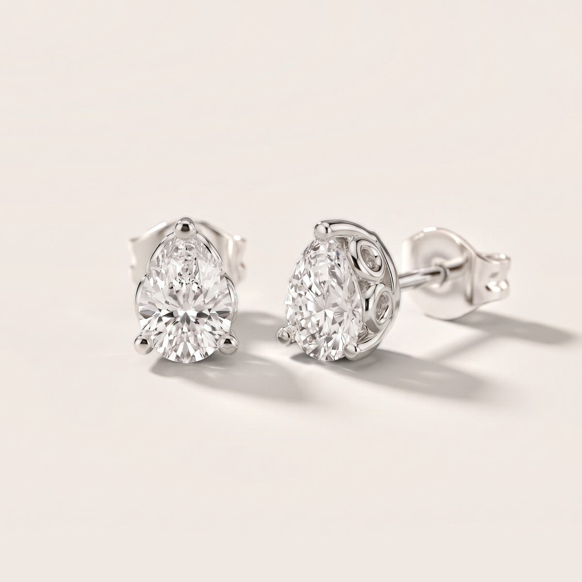 The Ivy Pear Diamond Earrings in Platinum [studio-metal-20261024]