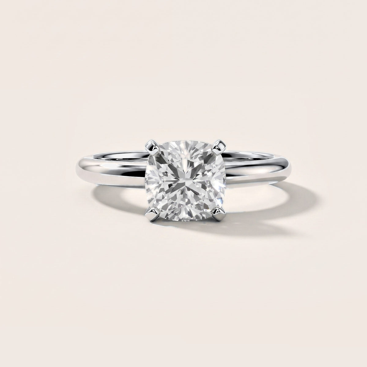 Elena Solitaire Cushion Diamond Engagement Ring in Platinum [studio-metal-20261024]