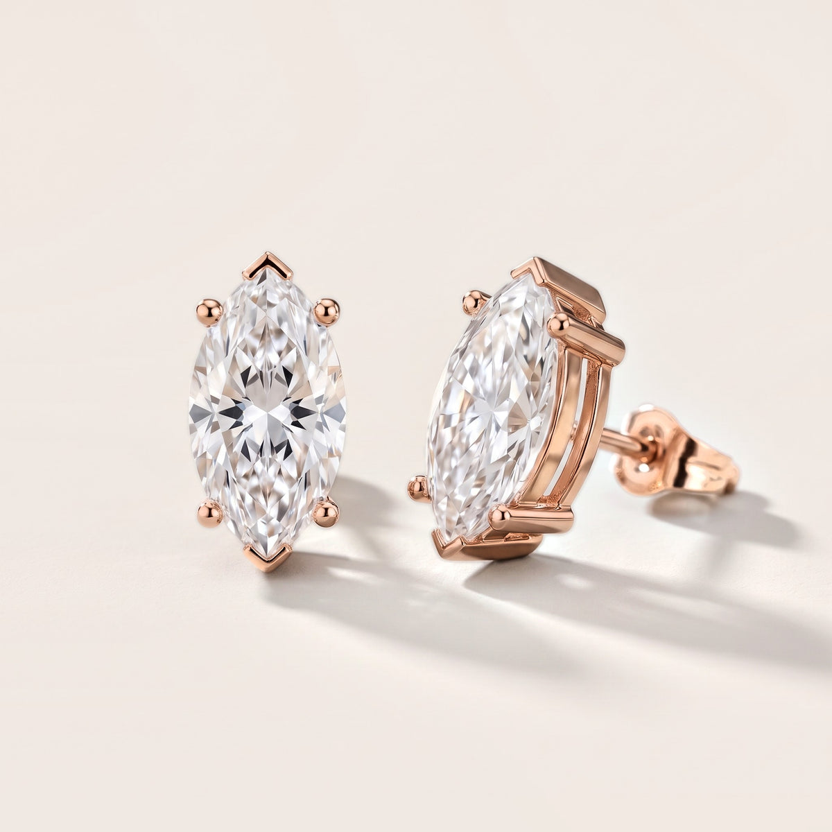The Elara Marquise Diamond Earrings in Rose Gold [studio-metal-20261024]