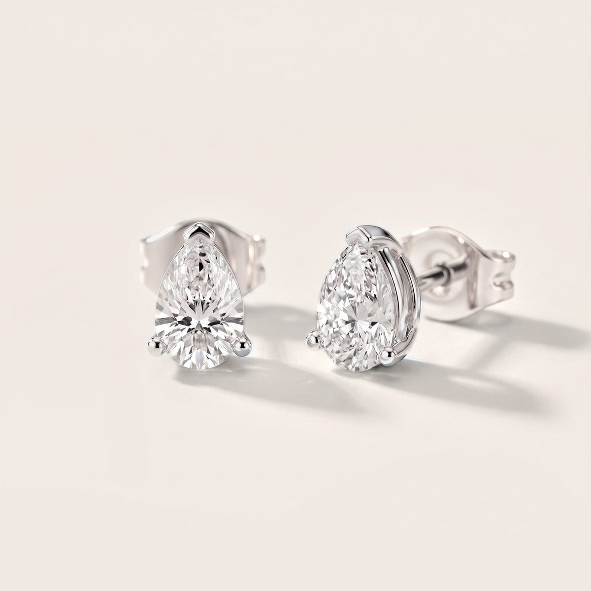 The Freya Pear Diamond Earrings in Platinum [studio-metal-20261024]