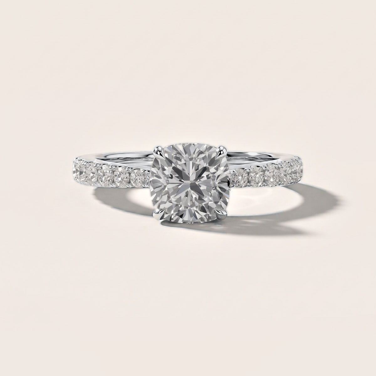 Gia Hidden Halo Pavé Cushion Diamond Engagement Ring in Platinum [studio-metal-20261024]