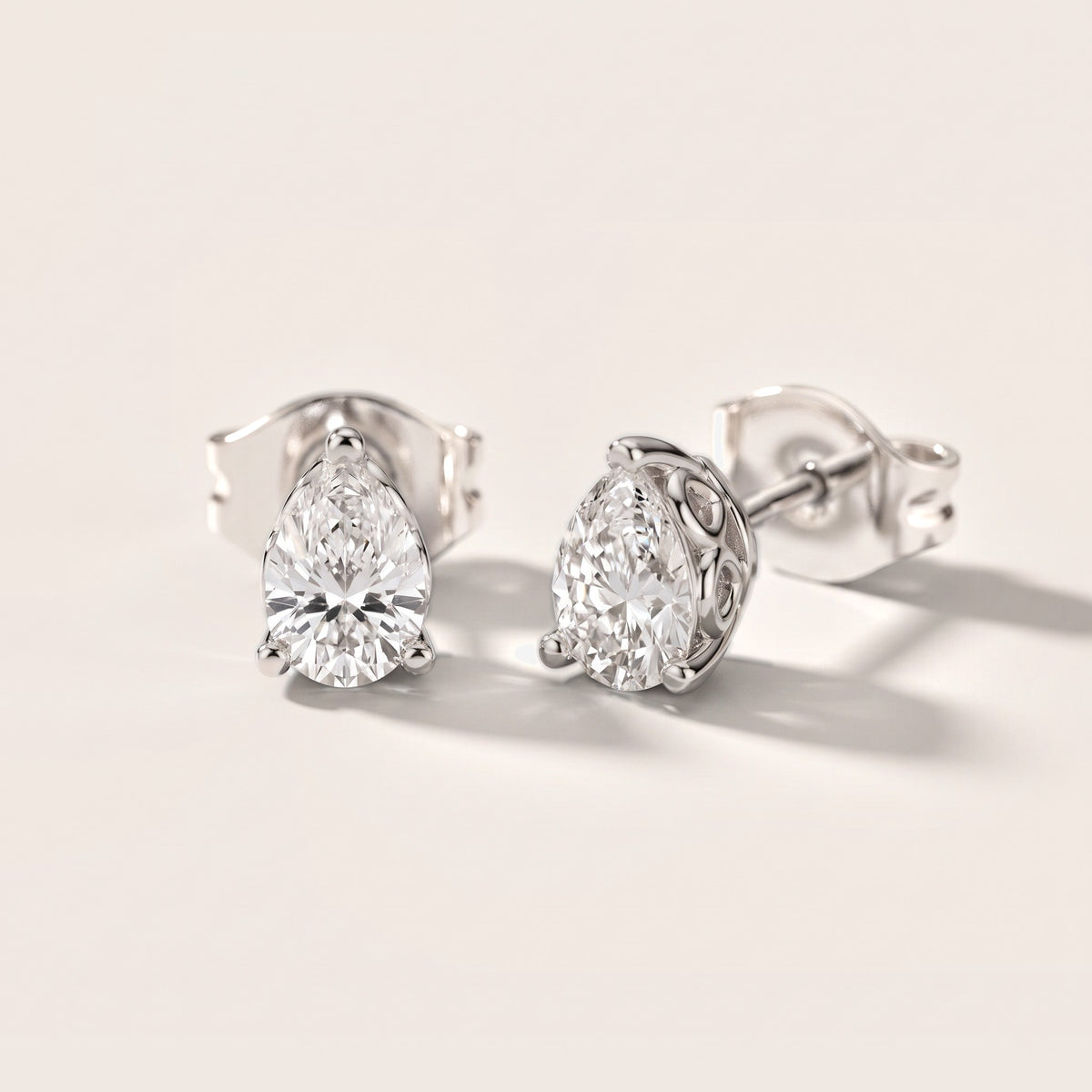 The Elodie Pear Diamond Earrings in Platinum [studio-metal-20261024]