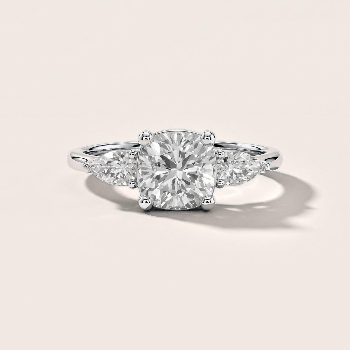Faye Three-Stone Trellis Cushion Diamond Engagement Ring in Platinum [studio-metal-20261024]