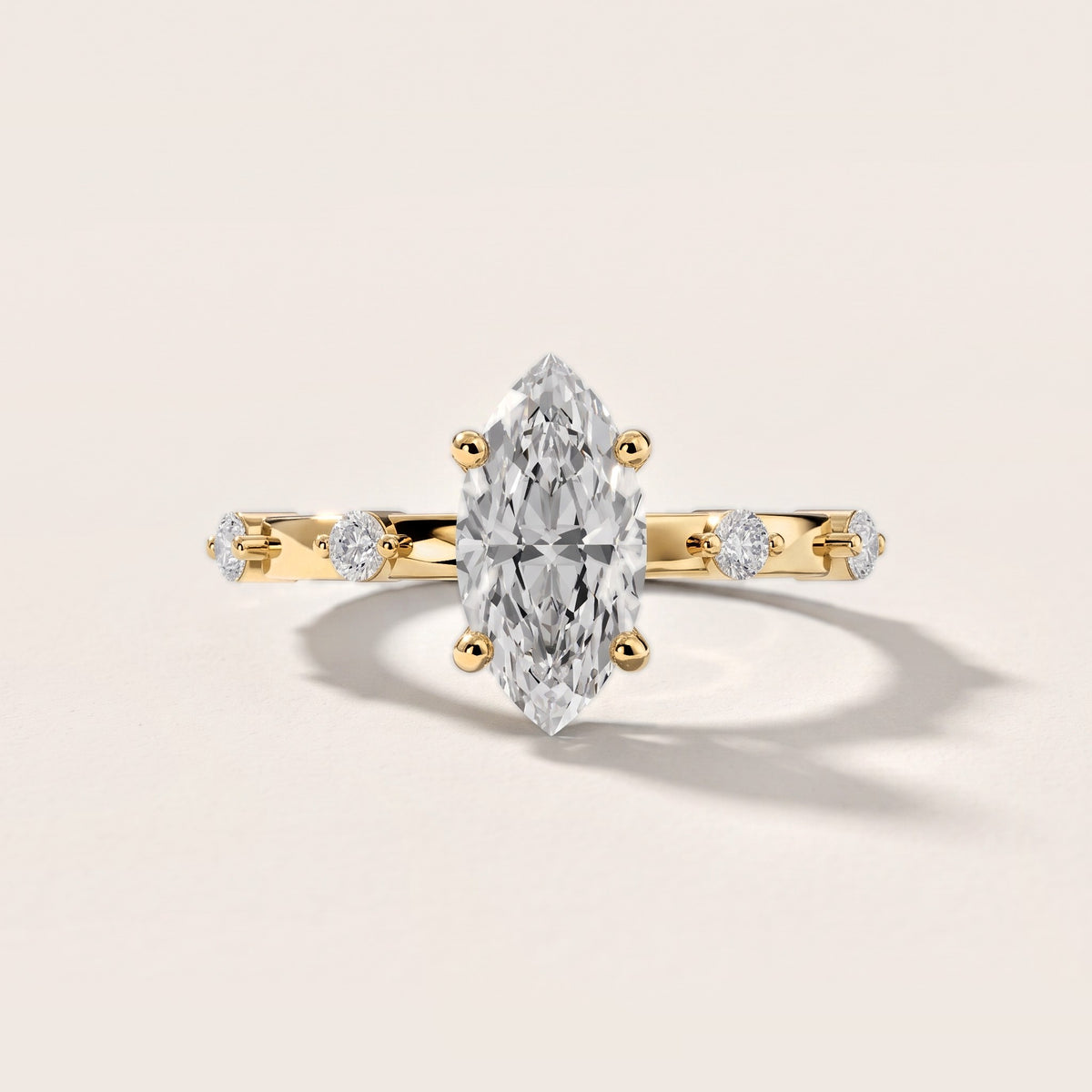 Elena Radiance Solitaire Marquise Diamond Engagement Ring in Yellow Gold [studio-metal-20261024]