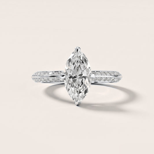 Meredith Knife Edge Pavé Marquise Diamond Engagement Ring in Platinum [studio-metal-20261024]