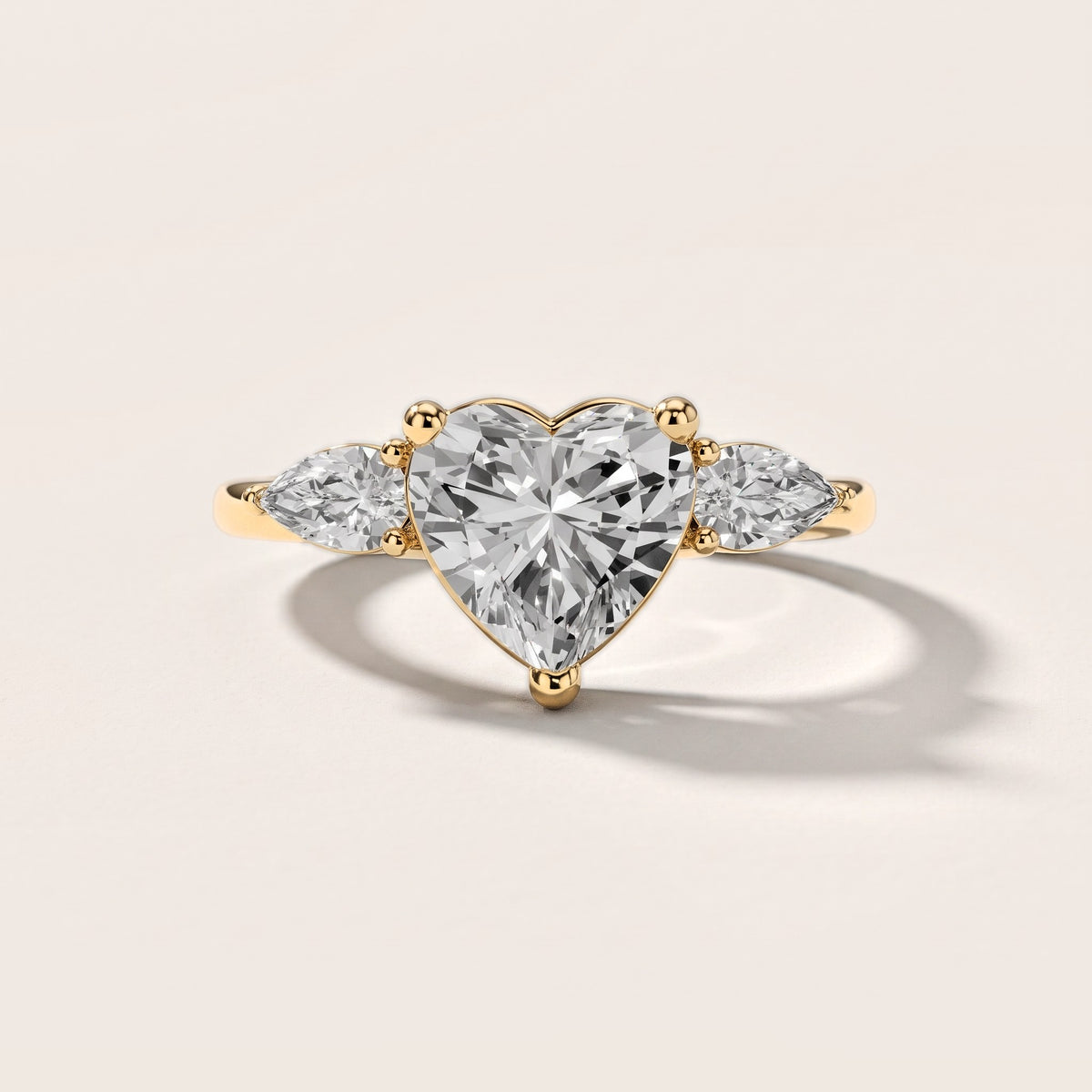 Faye Three-Stone Trellis Heart Diamond Engagement Ring in Yellow Gold [studio-metal-20261024]