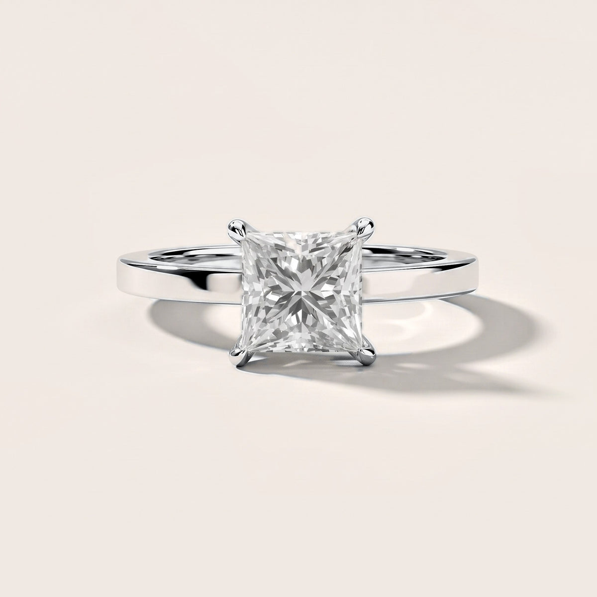 Kaia Solitaire Princess Diamond Engagement Ring in Platinum [studio-metal-20261024]