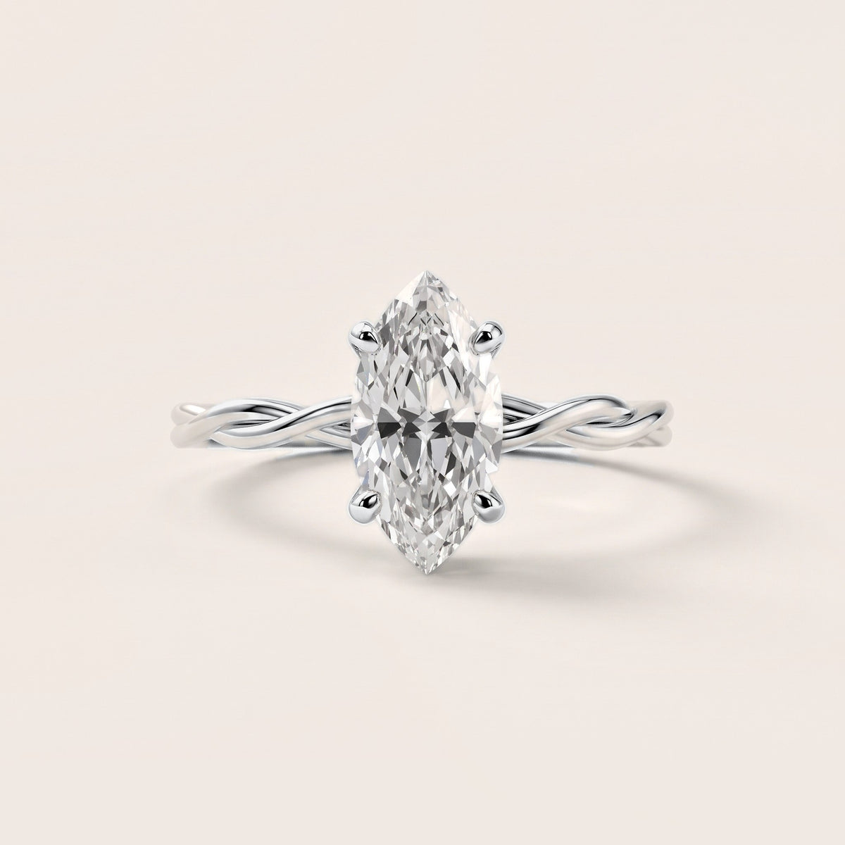 Iris Twist Marquise Diamond Engagement Ring in Platinum [studio-metal-20261024]