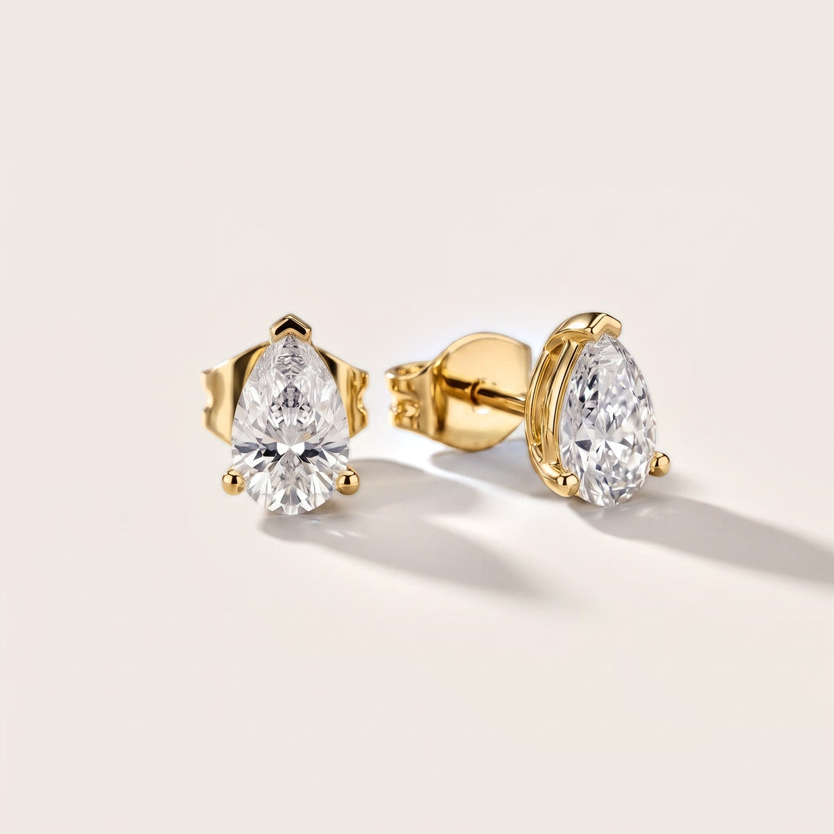 The Freya Pear Diamond Earrings in Yellow Gold [studio-metal-20261024]