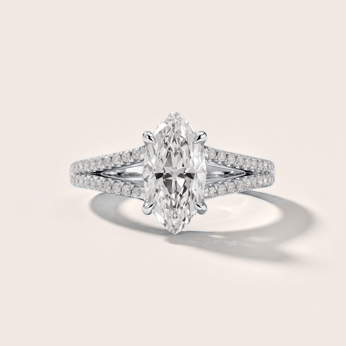 Eternal Embrace Solitaire Marquise Diamond Engagement Ring in White Gold [studio-metal-20261024]