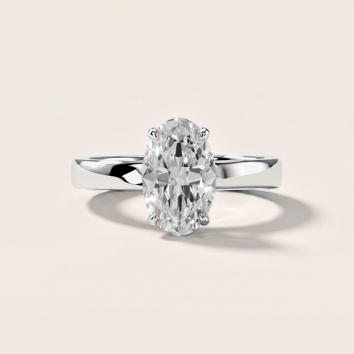Lara Hidden Halo Oval Diamond Engagement Ring in White Gold [studio-metal-20261024]