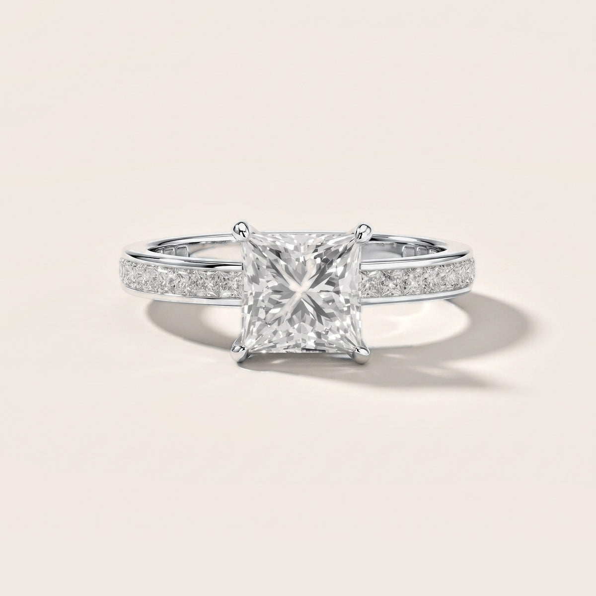 Brielle Channel Set Solitaire Princess Diamond Engagement Ring in Platinum [studio-metal-20261024]