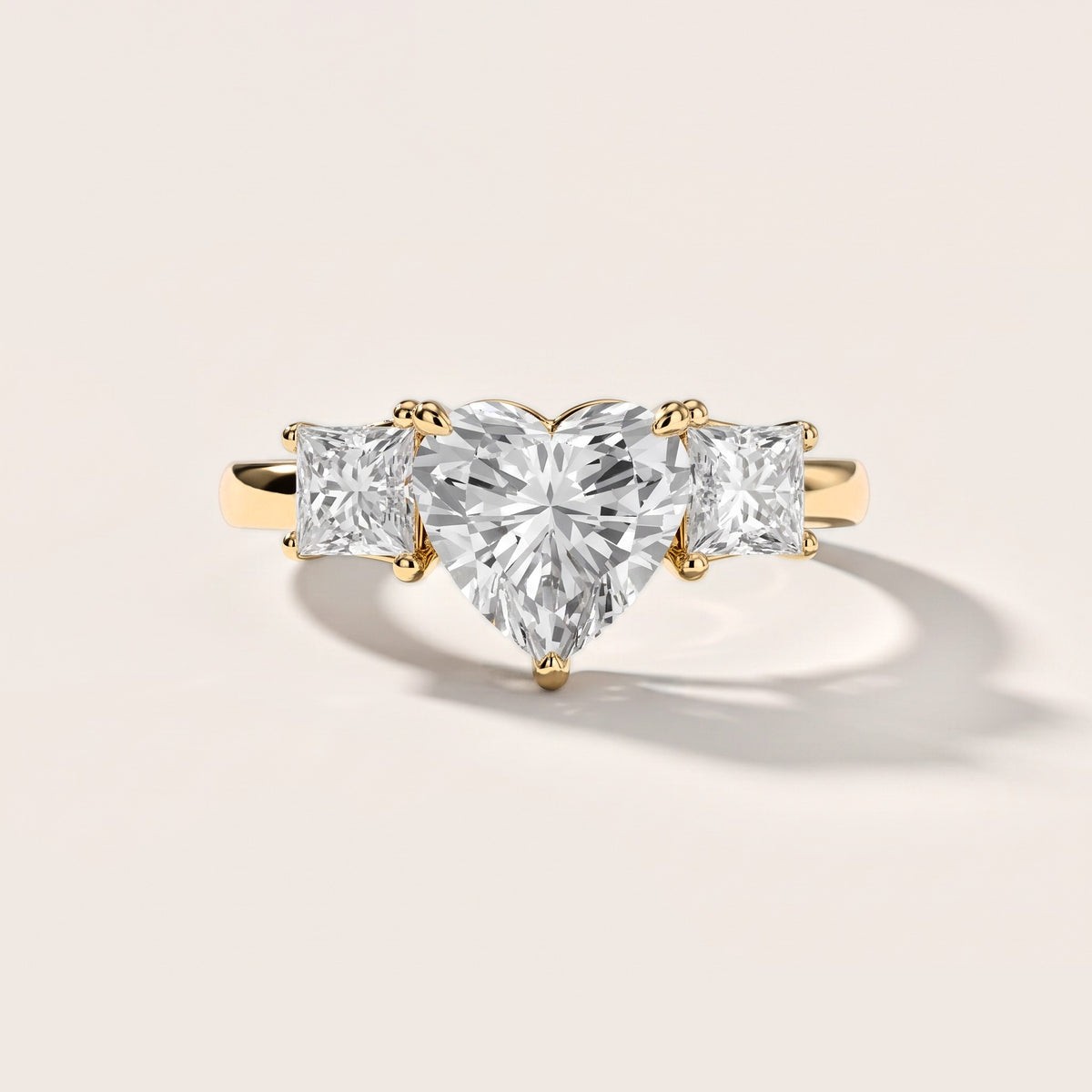 Sienna Three-Stone Heart Diamond Engagement Ring in Yellow Gold [studio-metal-20261024]