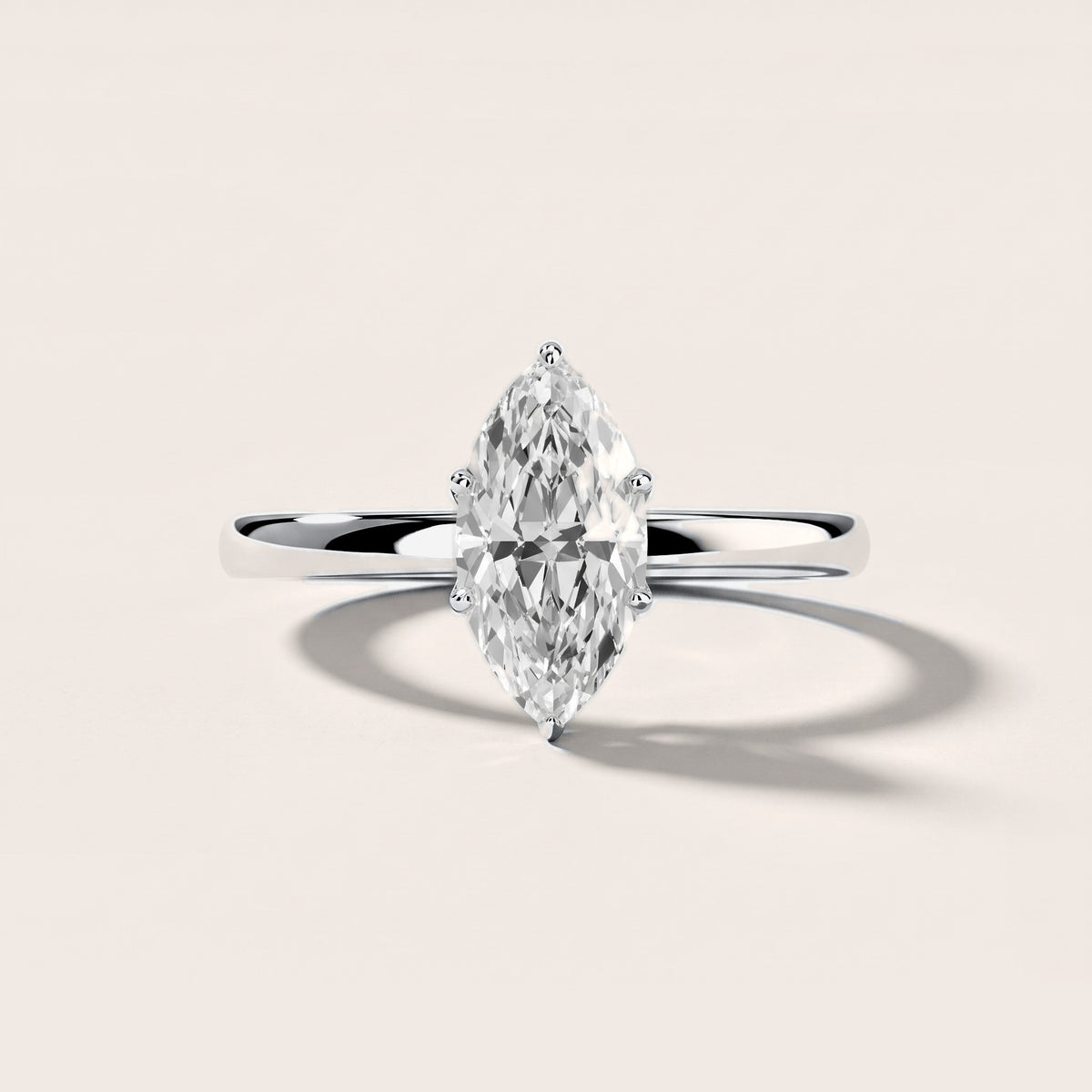 Serena Blossom Marquise Solitaire Engagement Ring in Platinum [studio-metal-20261024]