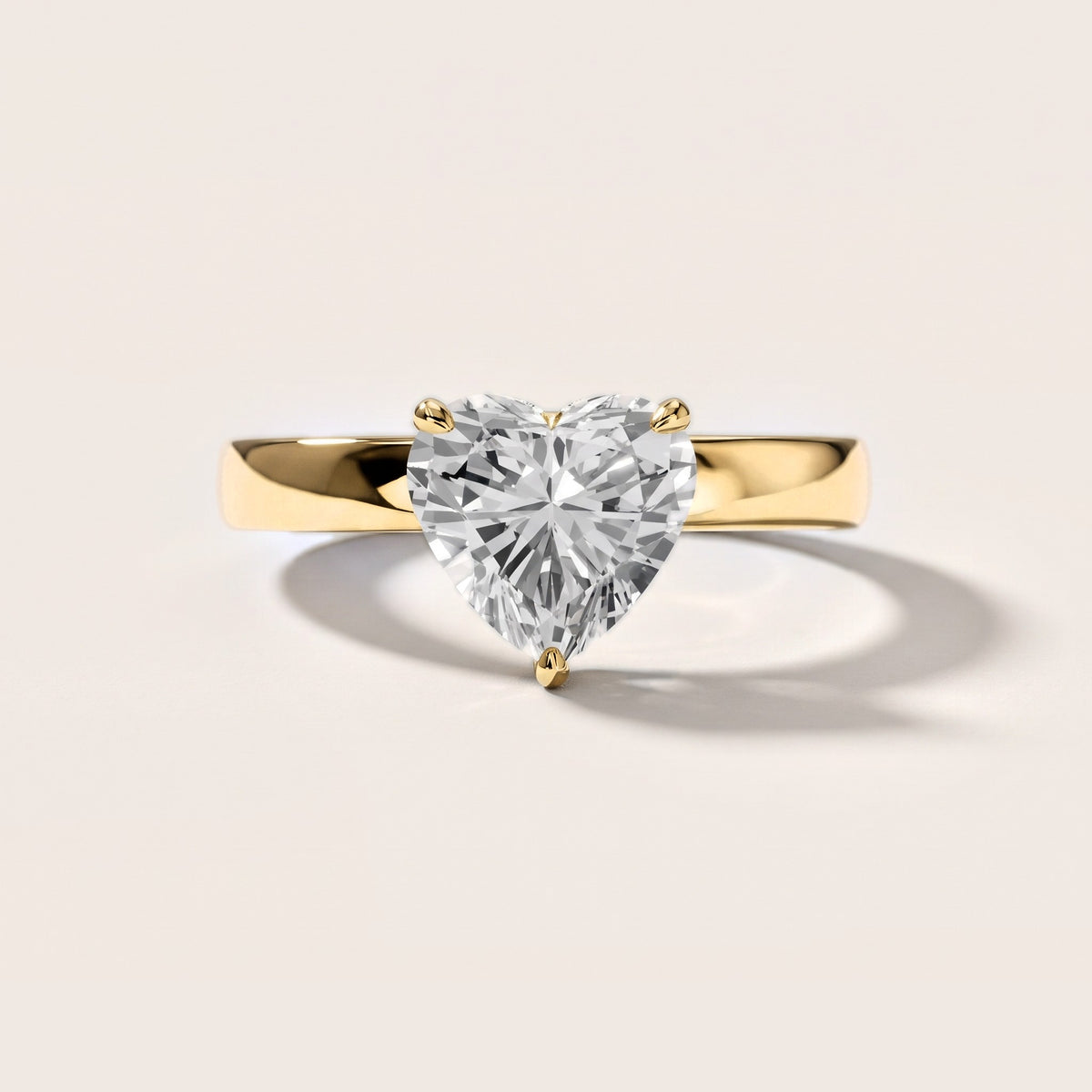 Lara Hidden Halo Heart Diamond Engagement Ring in Yellow Gold [studio-metal-20261024]