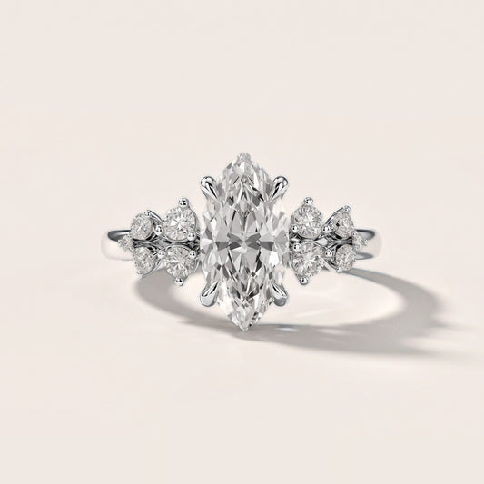 Mirabelle Cluster Marquise Diamond Engagement Ring in Platinum [studio-metal-20261024]