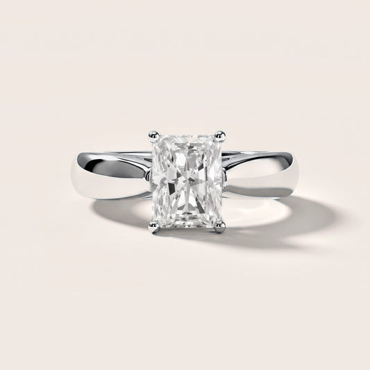 Talia Solitaire Twist Radiant Diamond Engagement Ring in Platinum [studio-metal-20261024]