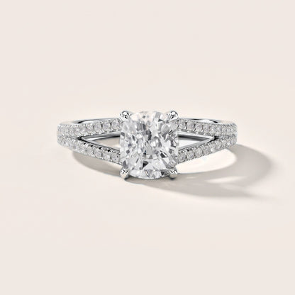 Eternal Embrace Solitaire Cushion Diamond Engagement Ring in Platinum [studio-metal-20261024]