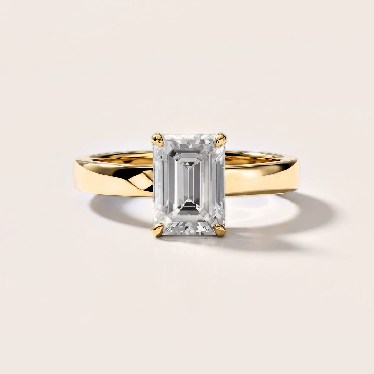 Lara Hidden Halo Emerald Diamond Engagement Ring in Yellow Gold [studio-metal-20261024]