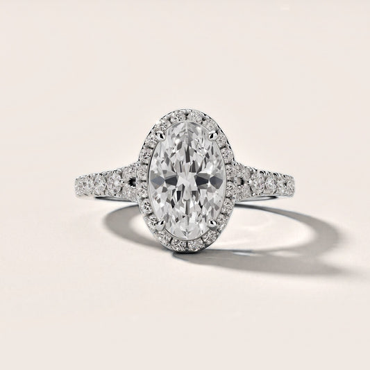 Bella Halo Pavé Oval Diamond Engagement Ring in Platinum [studio-metal-20261024]