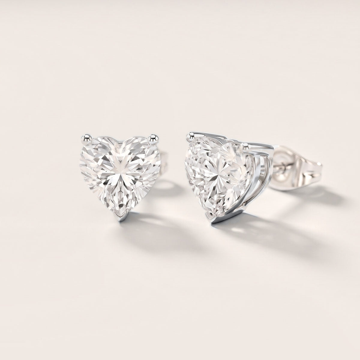 The Amora Heart Diamond Earrings in Platinum [studio-metal-20261024]