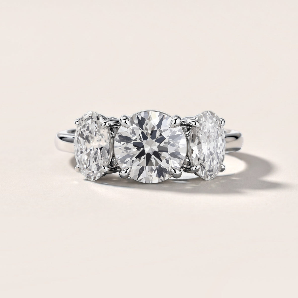 Lila Three-Stone Round Diamond Engagement Ring in Silver [studio-metal-20261024]