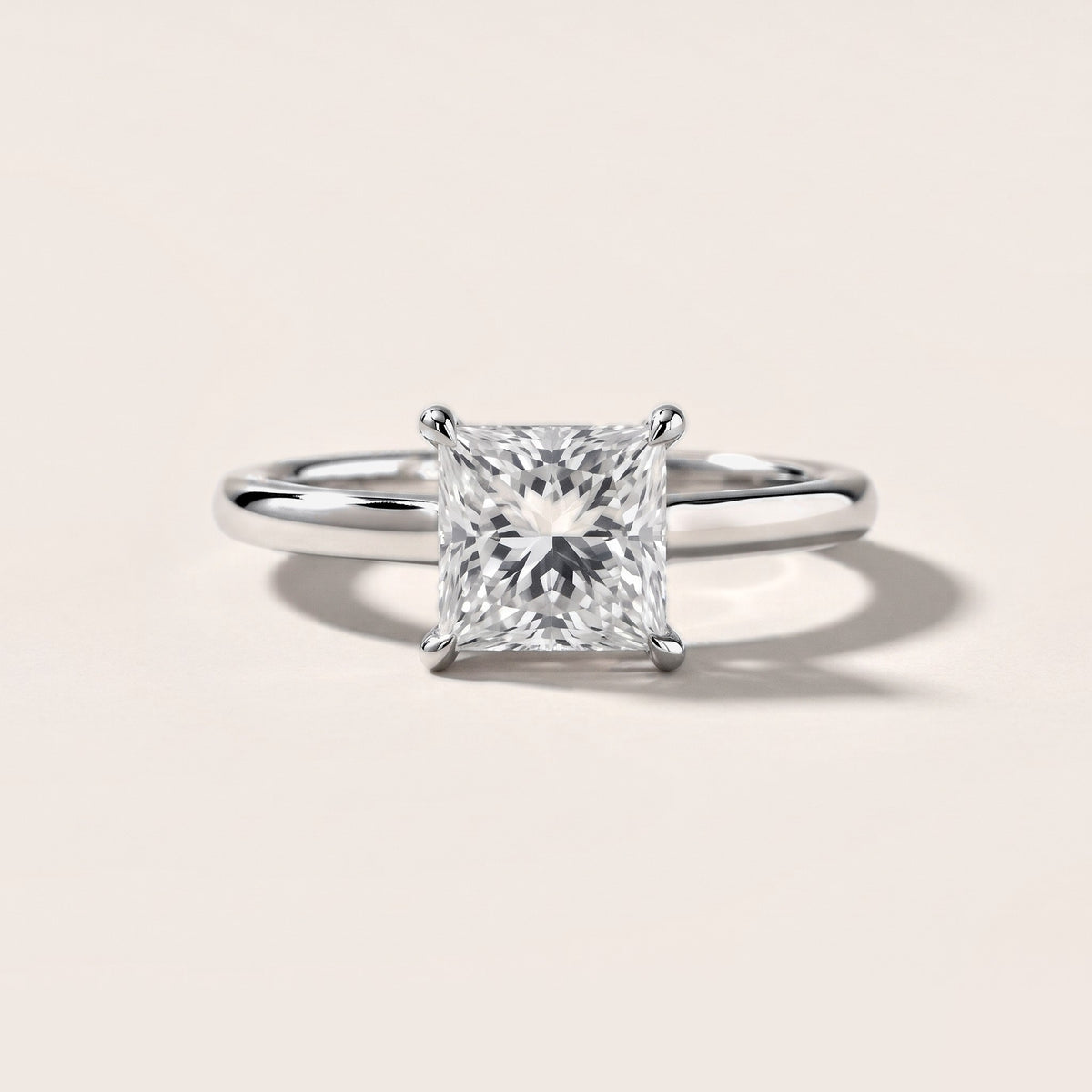Sadie Cathedral Solitaire Princess Diamond Engagement Ring in Platinum [studio-metal-20261024]