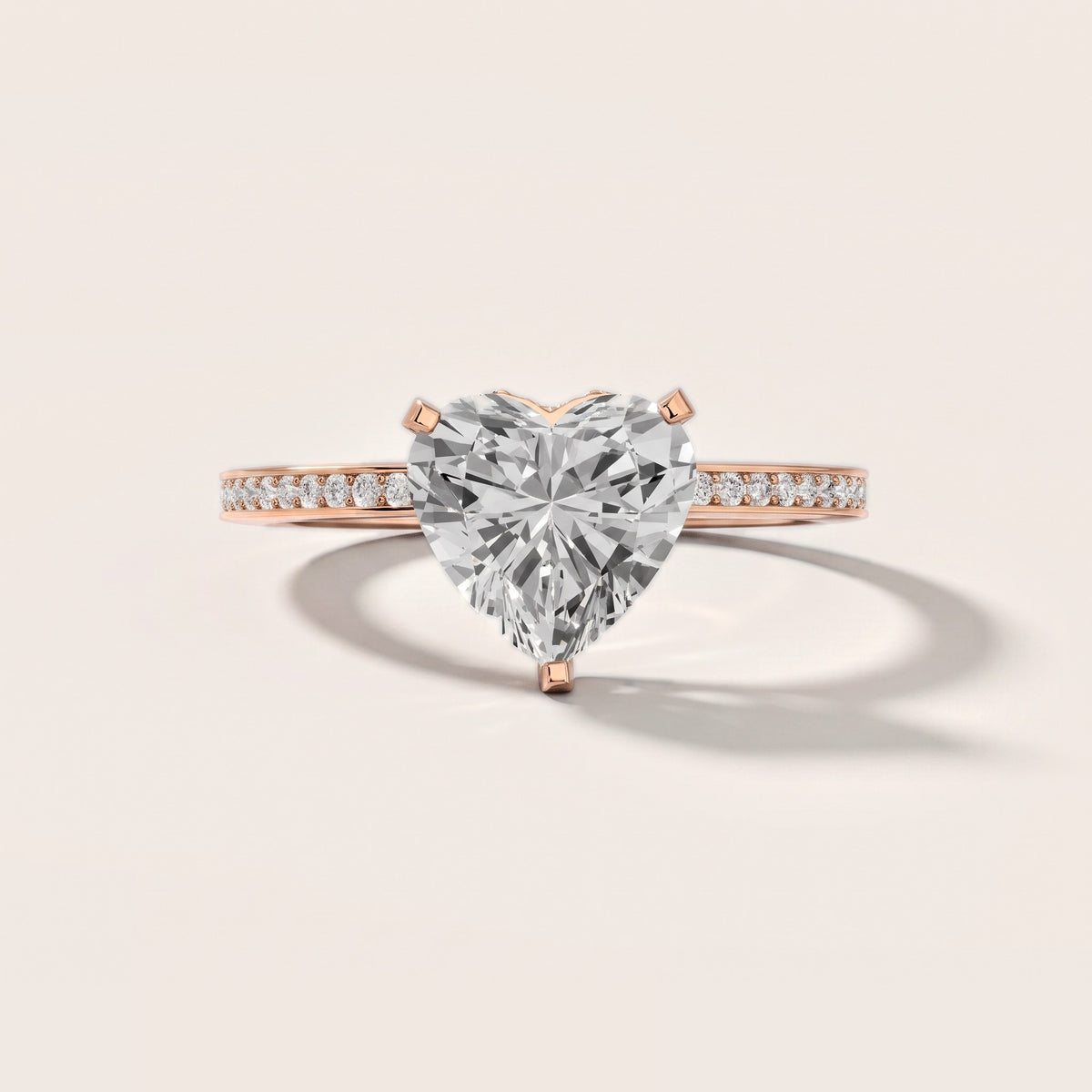 Naia Hidden Halo Heart Diamond Engagement Ring in Rose Gold [studio-metal-20261024]