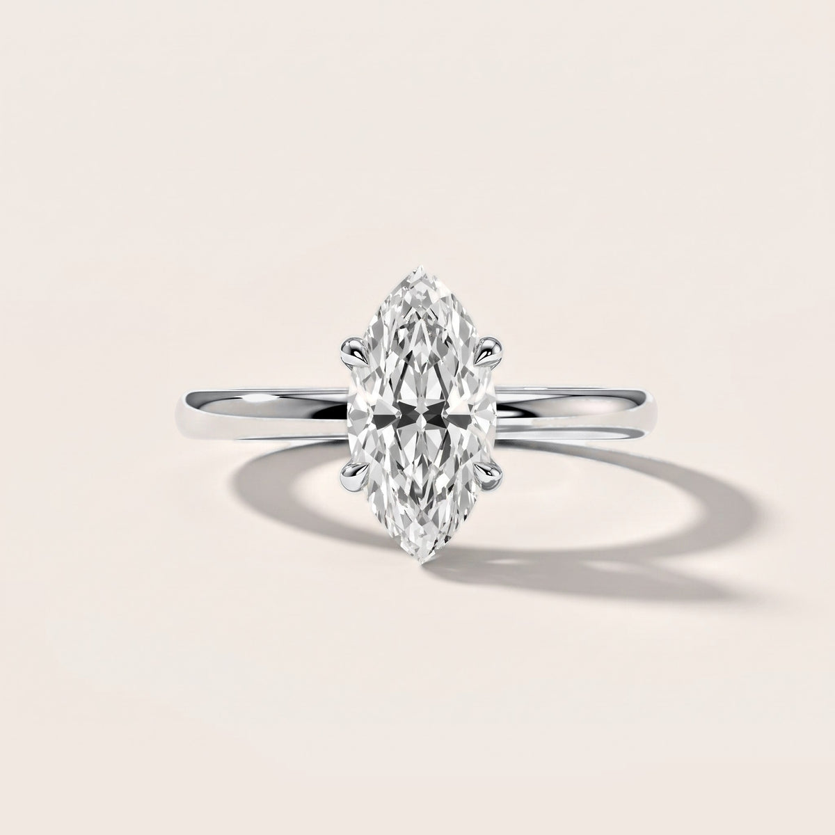 Charlotte Charm Solitaire Marquise Diamond Engagement Ring in Platinum [studio-metal-20261024]