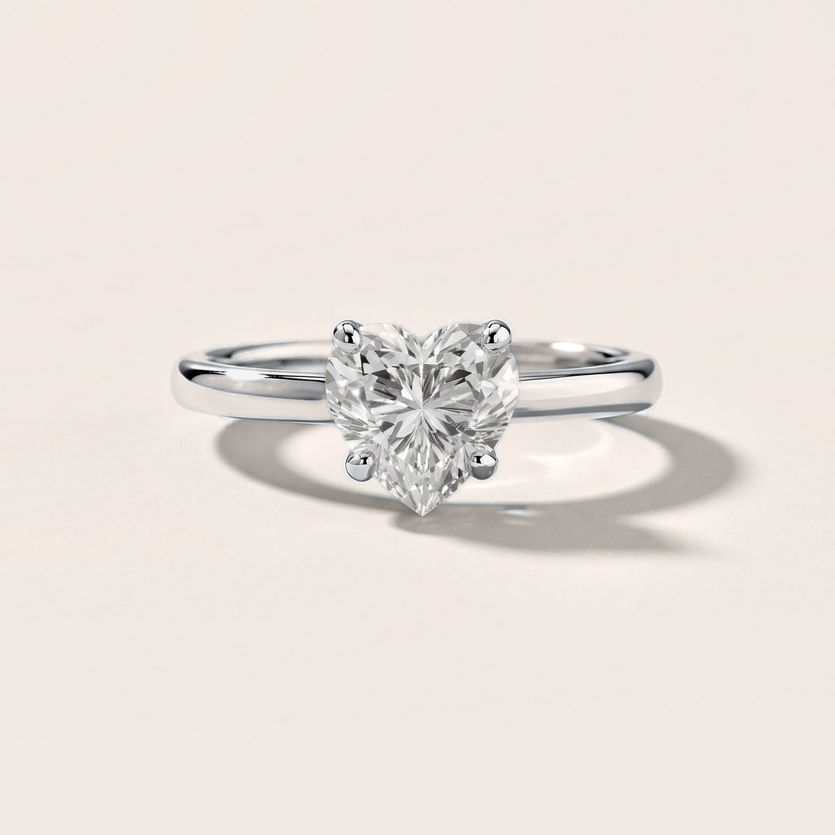 Charlotte Charm Solitaire Heart Diamond Engagement Ring in White Gold [studio-metal-20261024]