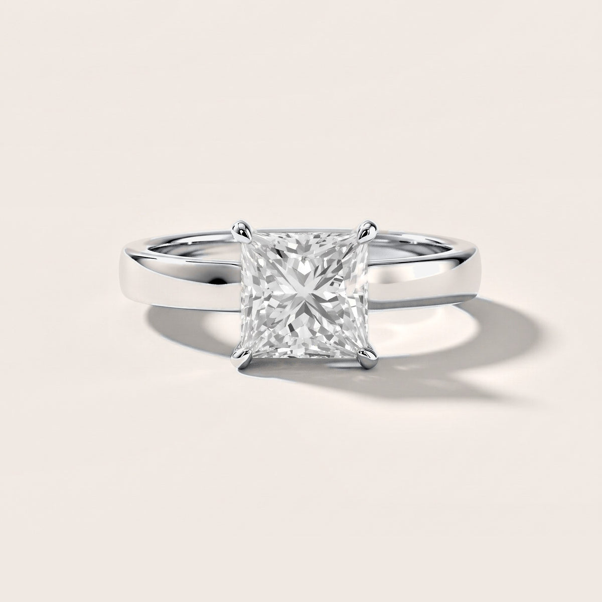 Lara Hidden Halo Princess Diamond Engagement Ring in Platinum [studio-metal-20261024]