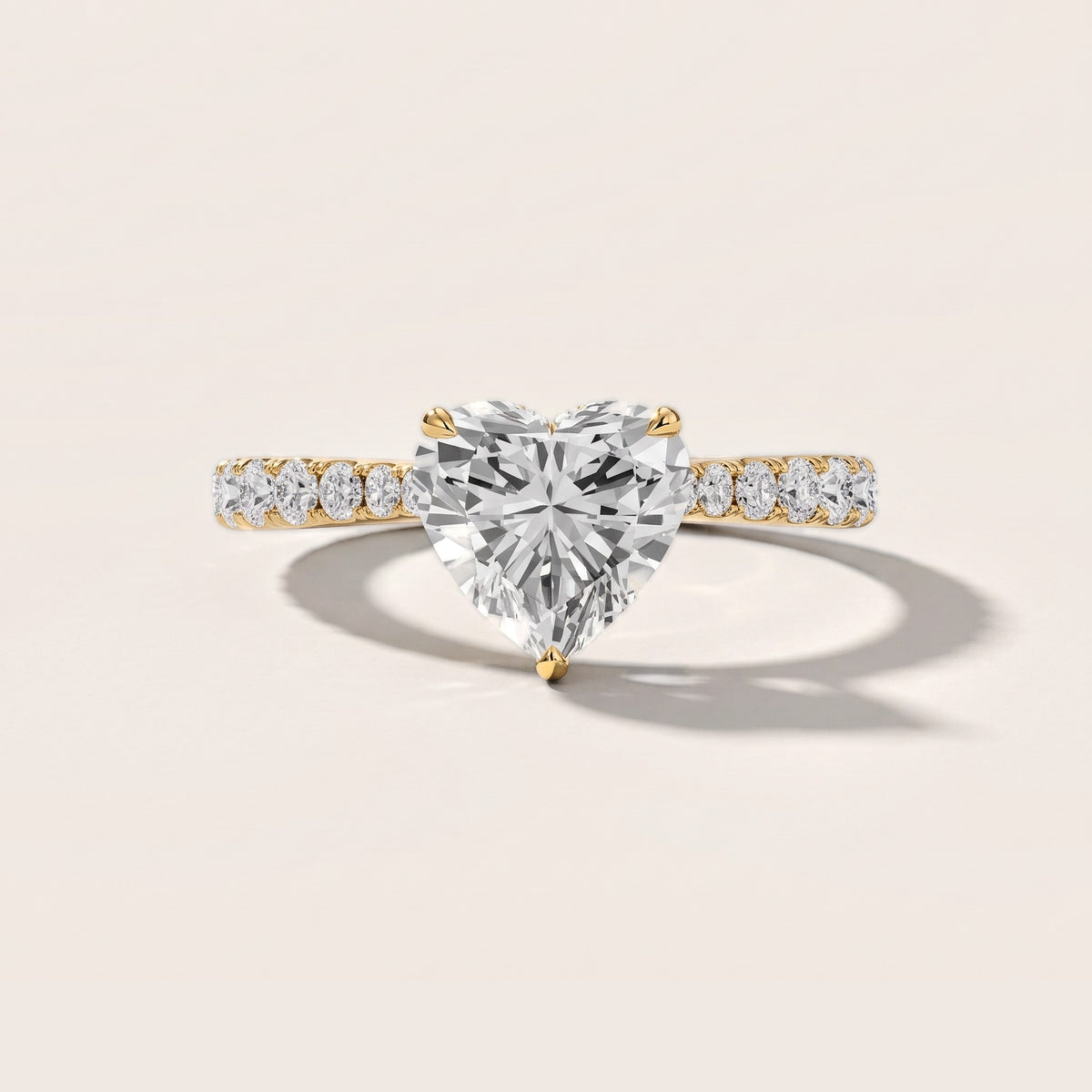 Gia Hidden Halo Pavé Heart Diamond Engagement Ring in Yellow Gold [studio-metal-20261024]