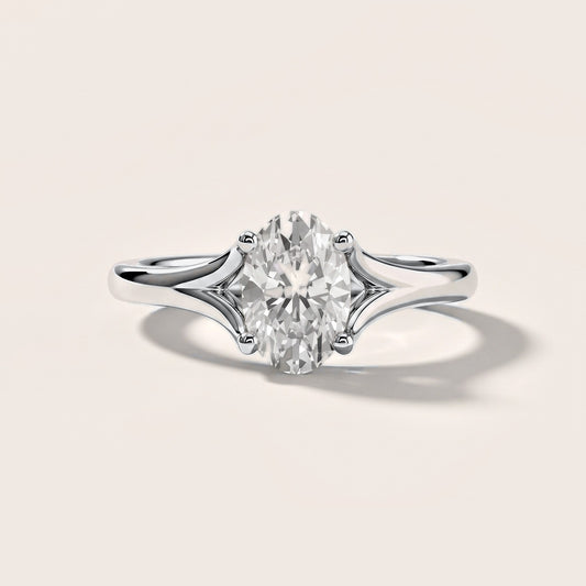 Nell Split Shank Solitaire Oval Diamond Engagement Ring in Platinum [studio-metal-20261024]