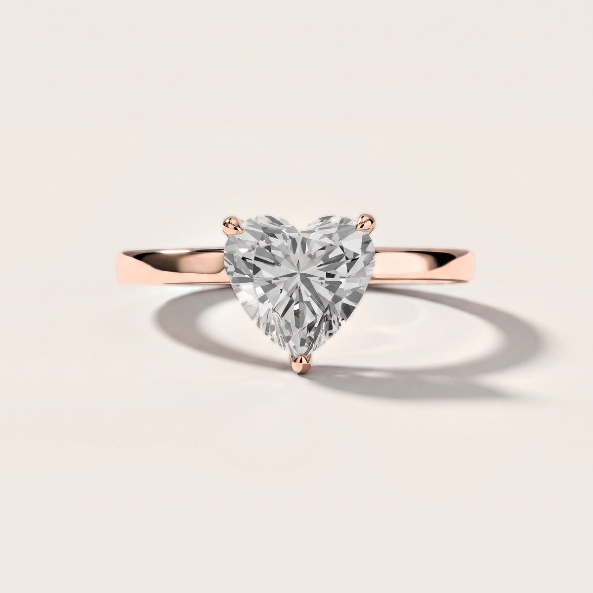 Kaia Solitaire Heart Diamond Engagement Ring in Rose Gold [studio-metal-20261024]
