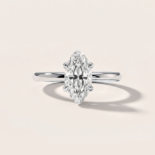 Charlotte Charm Solitaire Marquise Diamond Engagement Ring in White Gold [studio-metal-20261024]