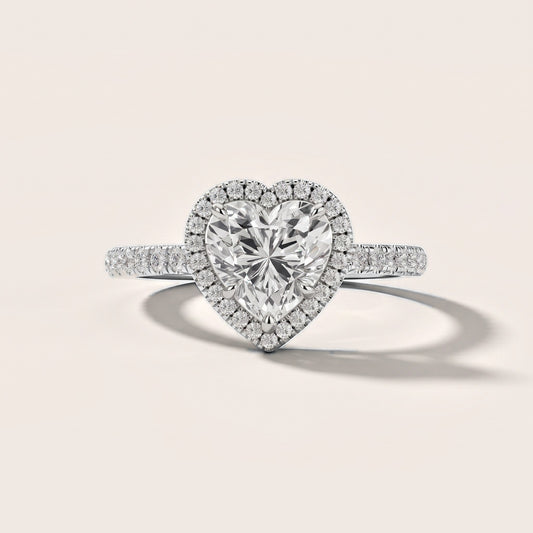 Mabel Halo French Pavé Heart Diamond Engagement Ring in White Gold [studio-metal-20261024]