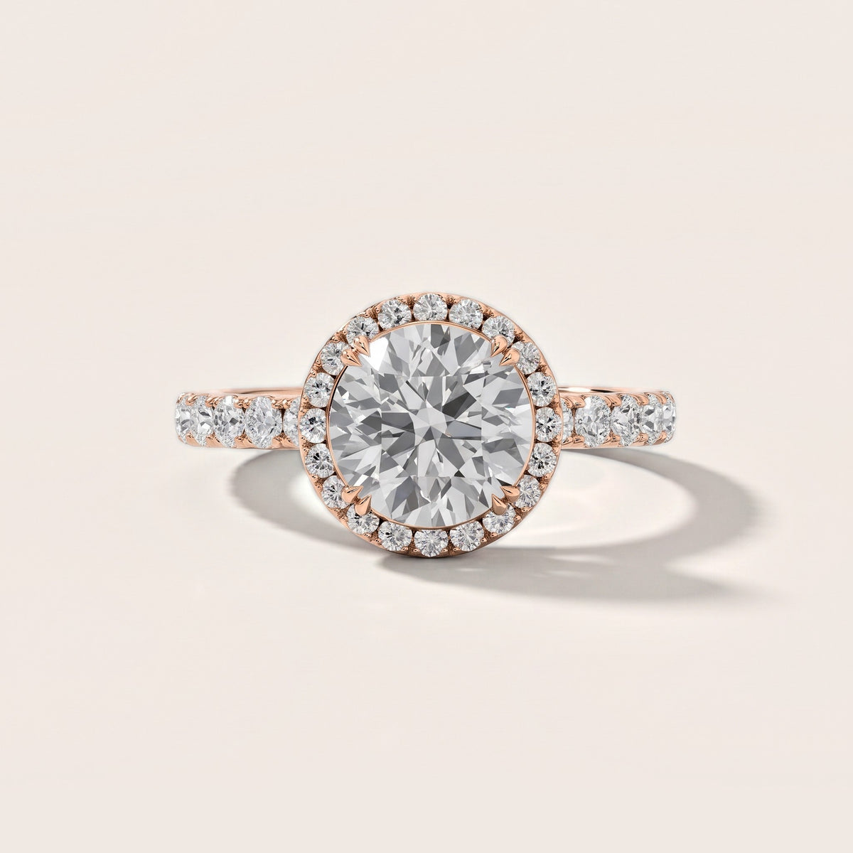 Chloe Halo Pavé Round Diamond Engagement Ring in Rose Gold [studio-metal-20261024]